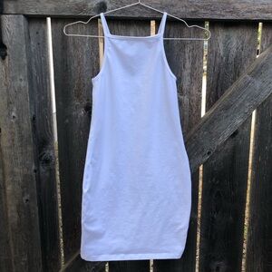 American Apparel never worn White Racer-back Dress
